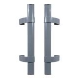 БУЛАТ РС-03.400.7024 сер.графит, регулируемая,  ручка скоба для аллюм. и ПВХ дверей,(АРД-03)