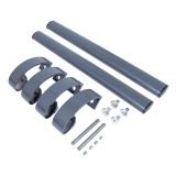 БУЛАТ РС-03.400.7024 сер.графит, регулируемая,  ручка скоба для аллюм. и ПВХ дверей,(АРД-03)