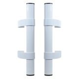 БУЛАТ РС-03.345.9016 белый, регулируемая, ручка скоба для аллюм. и ПВХ дверей,(АРД-03)