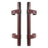 БУЛАТ РС-02.345.8017 коричневый, регулируемая, ручка скоба для алюм. и ПВХ дверей,(АРД-02)