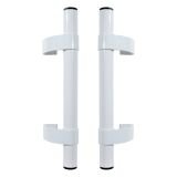 БУЛАТ РС-02.345.9016 белый, регулируемая, ручка скоба для алюм. и ПВХ дверей,(АРД-02)