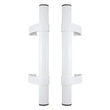 БУЛАТ РС-03.400.9016 белый, регулируемая, ручка скоба для аллюм. и ПВХ дверей,(АРД-03)