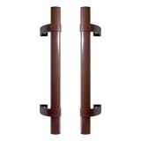 БУЛАТ РС-03.500.8017 коричневый, регулируемая, ручка скоба для аллюм. и ПВХ дверей,(АРД-03)