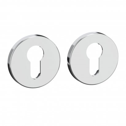 Накладка под цилиндр ET.R.EST.R52 CP-8 хром