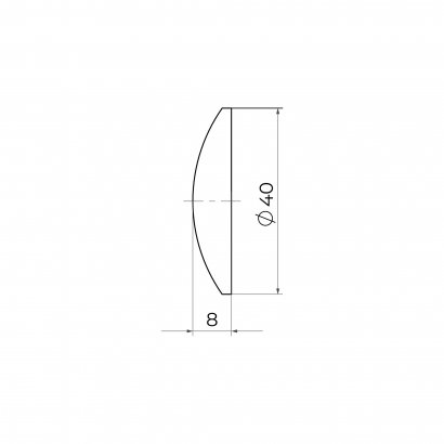 Демпфер настенный DSW-40 INV прозрачный