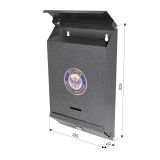 Ящик почтовый Птимаш №2010 серебро