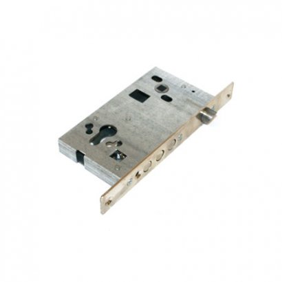 Замок врез. Кремень 1.03.25 никель, под цилиндр-стержни 3 шт., диаметр 12мм под фалевую ручку