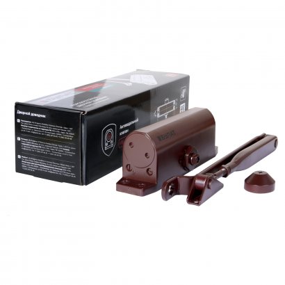 БУЛАТ Доводчик дверной ARCTIC (АРКТИК) ДД 502/4 DA-С (60-120 кг) коричневый, морозостойкий