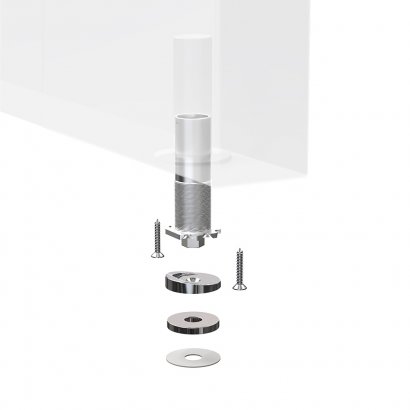 Упор дверной скрытый MAX INOX/2