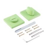 Сантехническая завертка к ручкам АЛЛЮР ART COLOR BK-S2 LG(C6210) салатовый