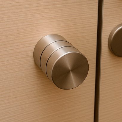 Ручки-кнопки дверные Avers HK-5002-INOX/201