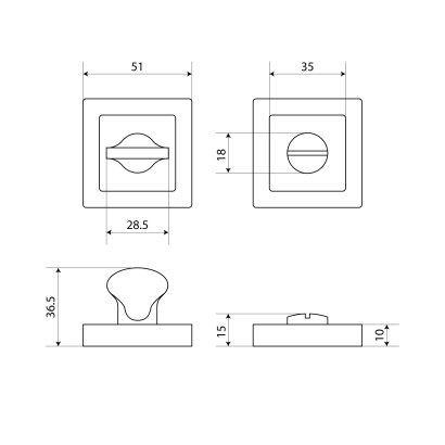 Сантехническая завертка к ручкам АЛЛЮР ART COLOR BK-S1 LY(C4200) песочный