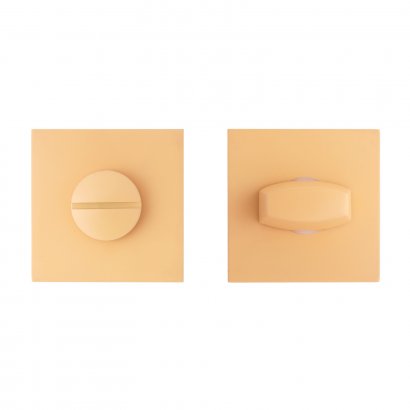 Сантехническая завертка к ручкам АЛЛЮР ART COLOR BK-S2 LY(C6200) песочный