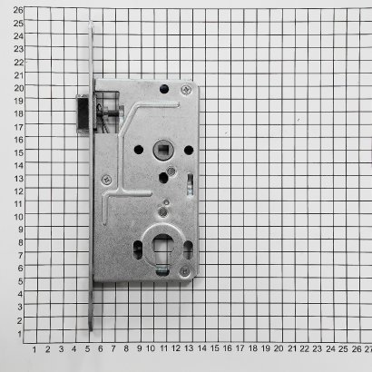 Замок дверной DOORLOCK 402, цилиндровый, матовый хром