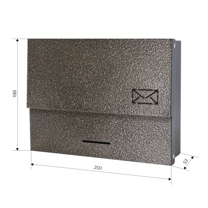 Ящик почтовый Птимаш №6010 бронза