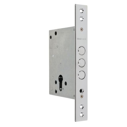 Замок дверной DOORLOCK 9257С, цилиндровый, хромированный