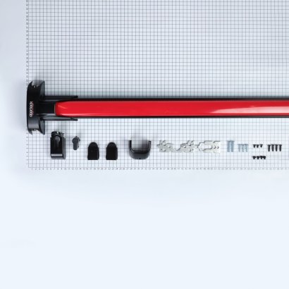 Механизм системы "антипаника"  DOORLOCK PD910FR-PUSH 1170мм PZ72мм, черный/красный