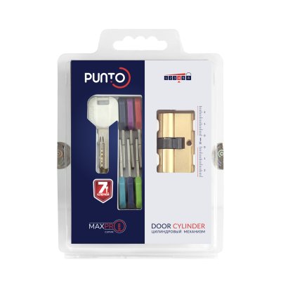 Цилиндровый механизм MaxPro7000Key 52mm (21+10+21) SSG сатин.золото 7key