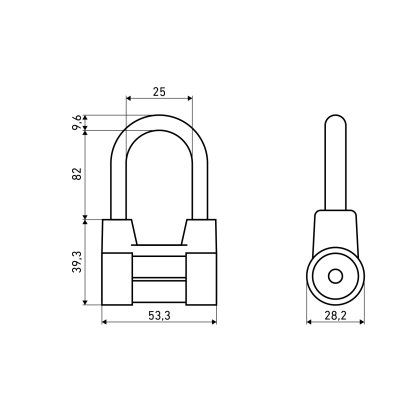 АЛЛЮР  ВС2-4-01С d10мм Замок навесной