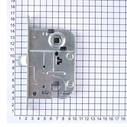 Замок дверной DOORLOCK 210, цилидровый, оцинкованный