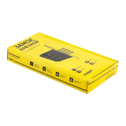 СТАНДАРТ 189-4MF-5К CP хром крест.ключ Замок врезной б/руч