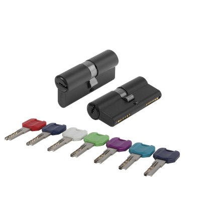 Цилиндровый механизм MaxPro7000Key70mm(30+10+30) BL черный 7key 
