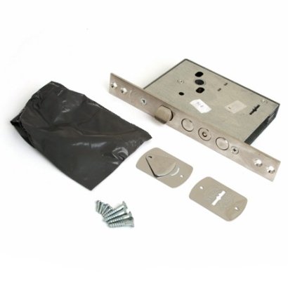 Замок врез. Лазурит 1.01.27 никель, под цилиндр- стержни 3шт. диаметр 16м