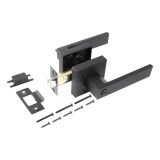 АЛЛЮР 8101 BK BL матовый черный фикс Защёлка