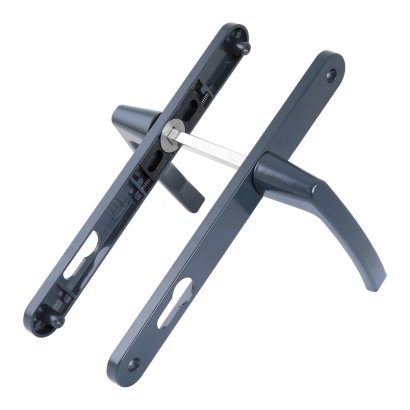 БУЛАТ РФ 85.25.02.7016 УРАЛ антрацит м/о 85 "под пальчики" для узкопр. Комплект ручек