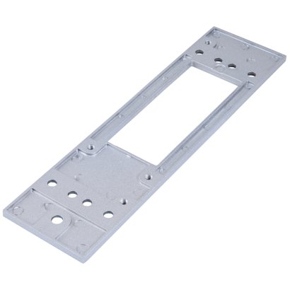 БУЛАТ Монтажная пластина МП-01(135х25х44) серебро для доводчика ДД812/5, ДД802/5