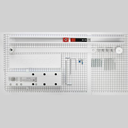Дверной доводчик DOORLOCK DL345S/N EN 1-4 белый