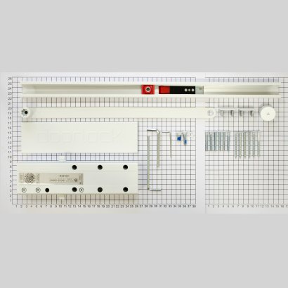 Дверной доводчик DOORLOCK DL340S/N EN 1-4 белый