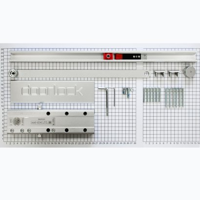 Дверной доводчик DOORLOCK DL345S/N EN 1-4 серебристый