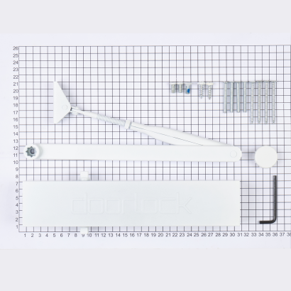 Доводчик DOORLOCK DL400 BC DA EN 3-7 белый