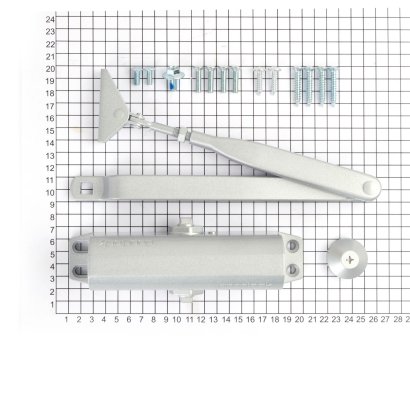 Доводчик DOORLOCK DL75 DA EN4/5 серебристый