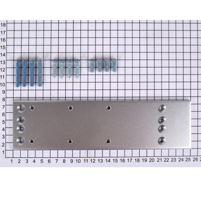Плата монтажная для доводчика DOORLOCK DL340S/345S серебристая