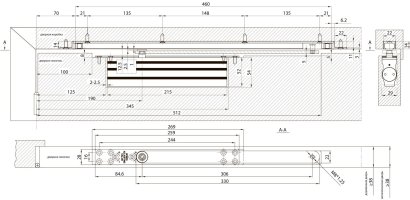 Дверной доводчик DOORLOCK DL710ITS усилие 3 Серебристый с фиксацией в открытом положении