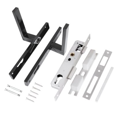 СТАНДАРТ 8520.00.9005 черный, БЕЗ Ц/М Замок врезной с/руч