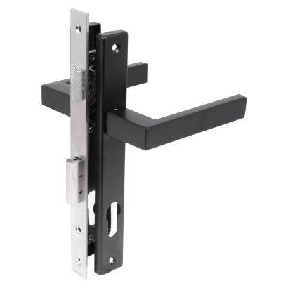 СТАНДАРТ 8520.00.9005 черный, БЕЗ Ц/М Замок врезной с/руч