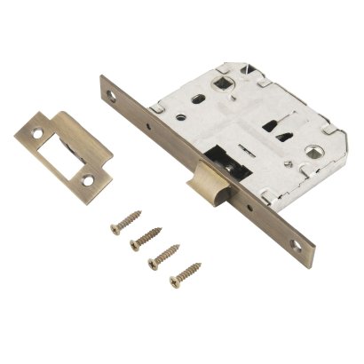 АЛЛЮР АРТ L7050S MAB мат.бронза планка18мм без ручек с фиксатором Защёлка