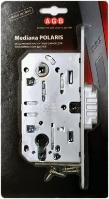 Корпус замка магнит. под цил. MEDIANA POLARIS B06103.50.34.567 с отв. планк B02402.05 (мат хр)