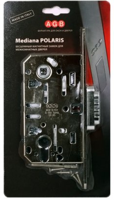 Корпус замка магнит. под цил. MEDIANA POLARIS B06103.50.06.567 с отв. планкой B02402.05 (ник)