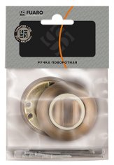 Ручка поворотная BK6.R.RM54 (BK6 RM) SG/GP-4 матовое золото/золото