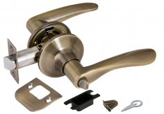 Ручка защелка DK620 AB-BK (6020 AB-B) (фик.) бронза
