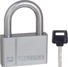 Замок навесной PL-PROTEC-2570 4 fin key (PL-2570) фин. /блистер