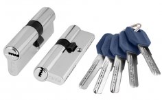 Цилиндровый механизм (Z400/70) Z4000Key70(25+10+35) CP хром 