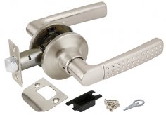 Ручка защелка DK626 SN-PS (6026 SN-P) (без фик.) мат. никель