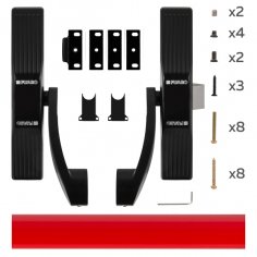 Ручка-штанга нажимная AP.1700B push-bar (ANTI-PANIC 1700В) накладной для одно/двуствор. дверей