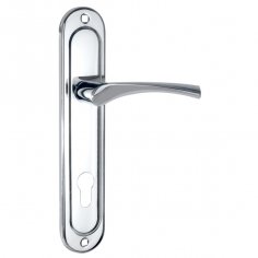 Ручка на планке HANDLE90.CRONA.18-85 (P90 8518 CRONA) СP хром