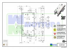 Замок врезной Mottura-54.797 (S-лев.) 5ch60